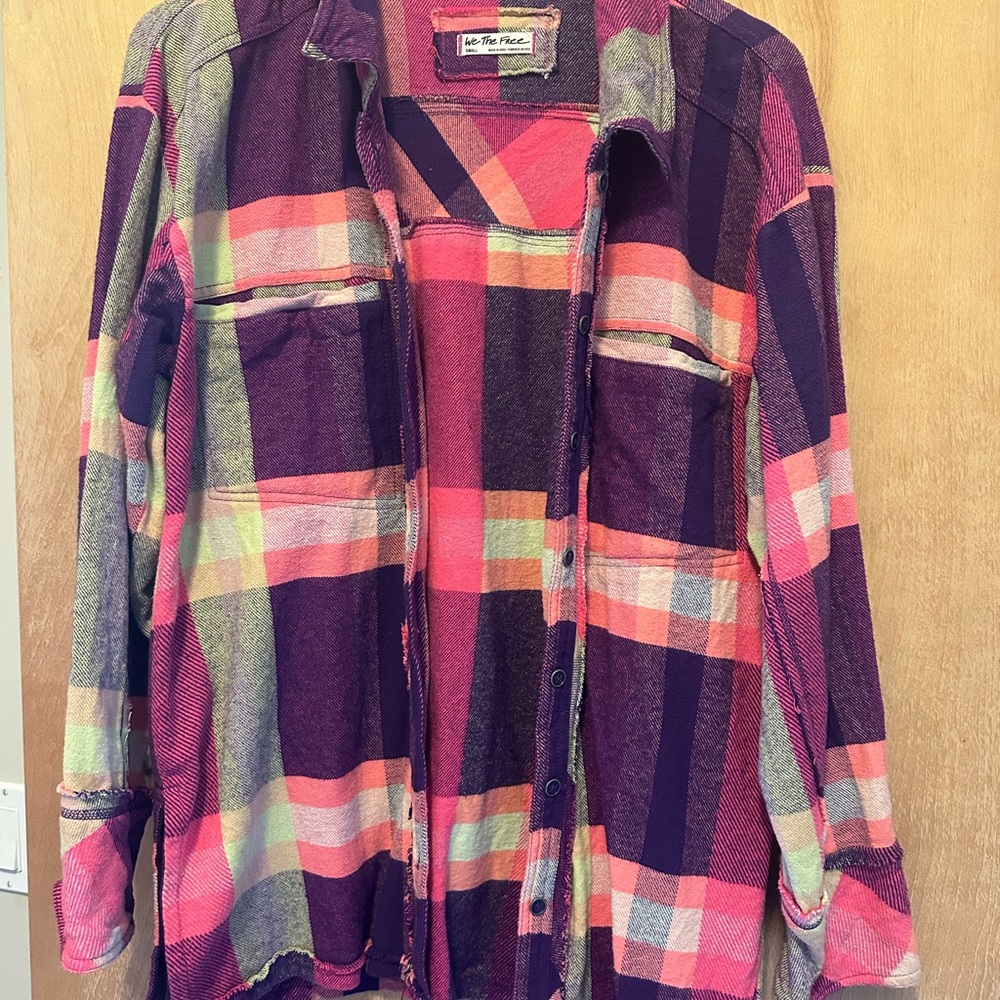 Free People We the Free So Long Summer Plaid Top